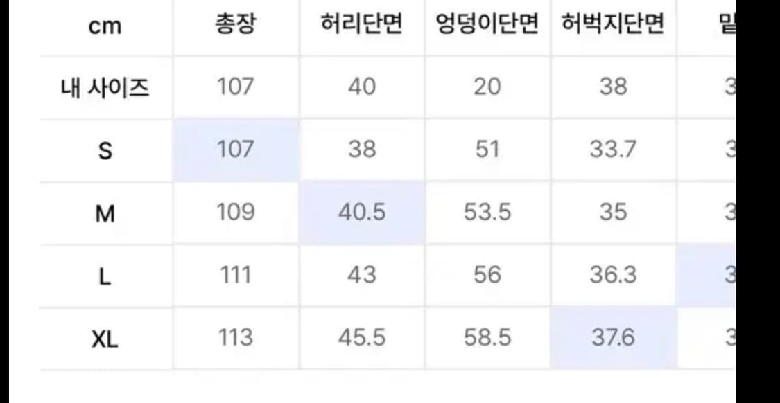 세터 비날레스 데님 M 상품이미지4