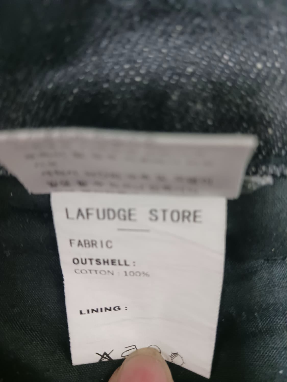 [32] 라퍼지스토어 와이드 블랙진 청바지 상품이미지10