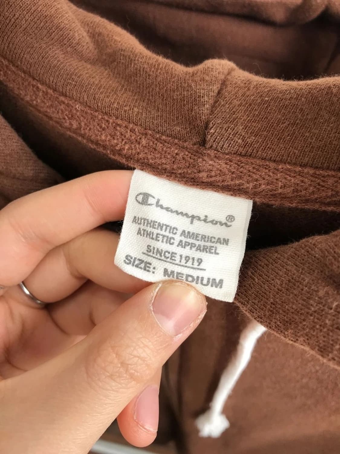 Champion Brown Zip Hoodie 상품이미지6