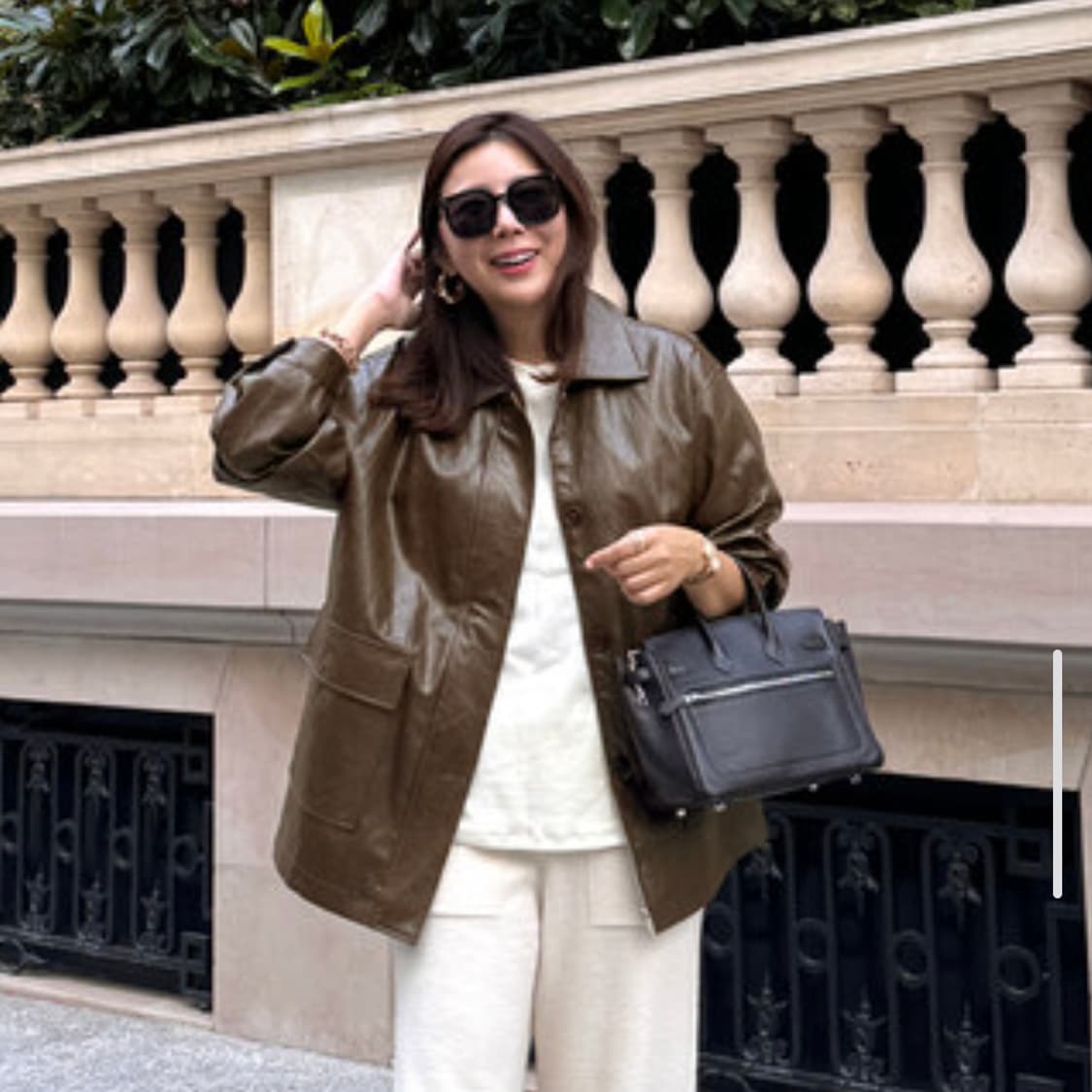 르꼬르망(le cormang) 세상가벼운 가죽자켓 프리사이즈 상품이미지2