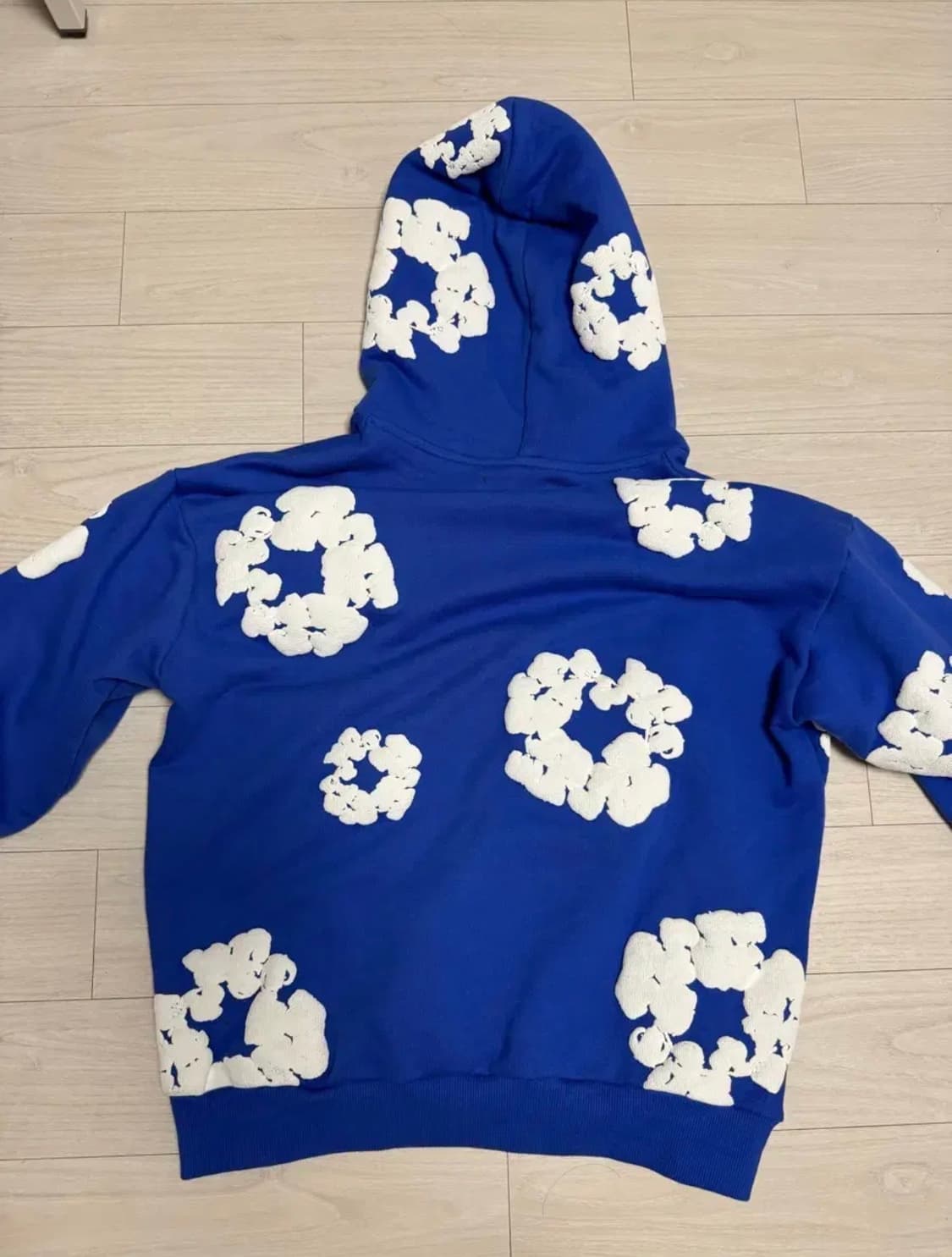 데님티어스 블루 후드티 m 판매/교신 상품이미지2