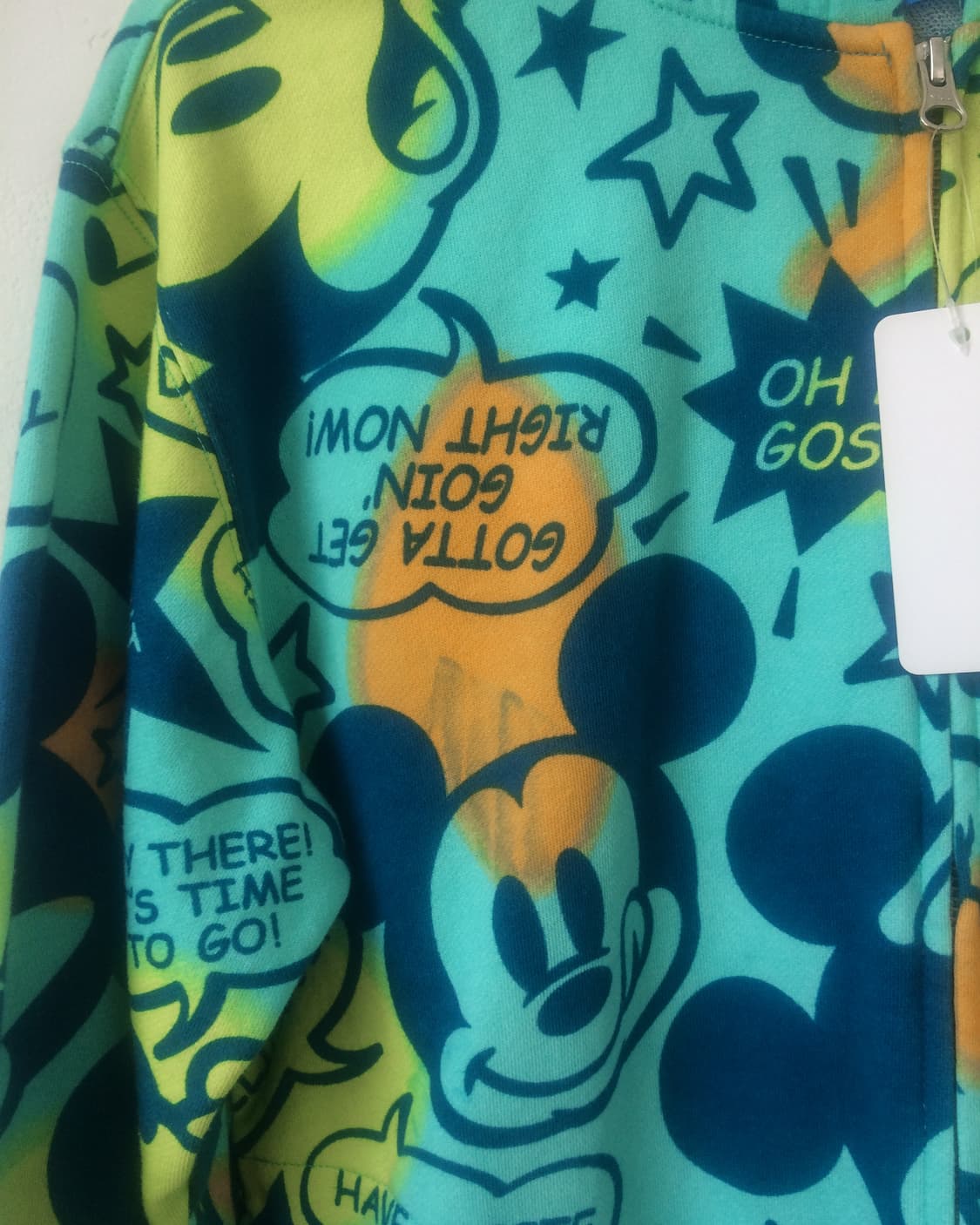 Disney Mickey pattern hood zip up 상품이미지3