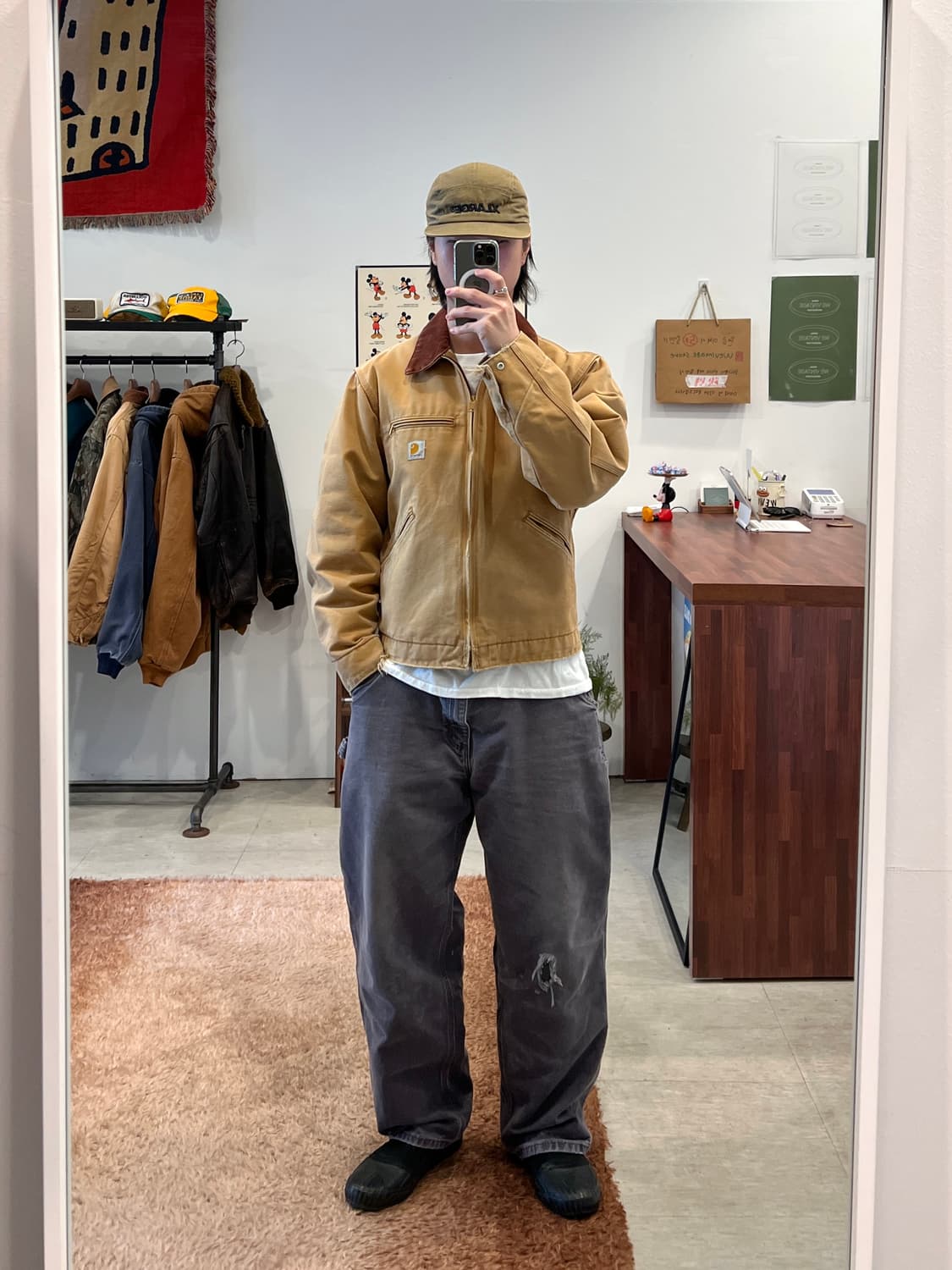 Carhartt 칼하트 덕 캔버스 디트로이트 워크 자켓 (USA) 상품이미지2