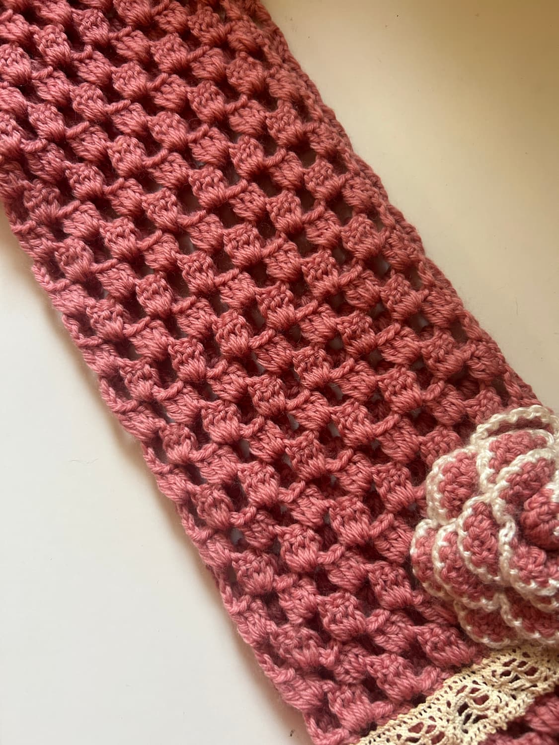 꽃 레이스 머플러  상품이미지3