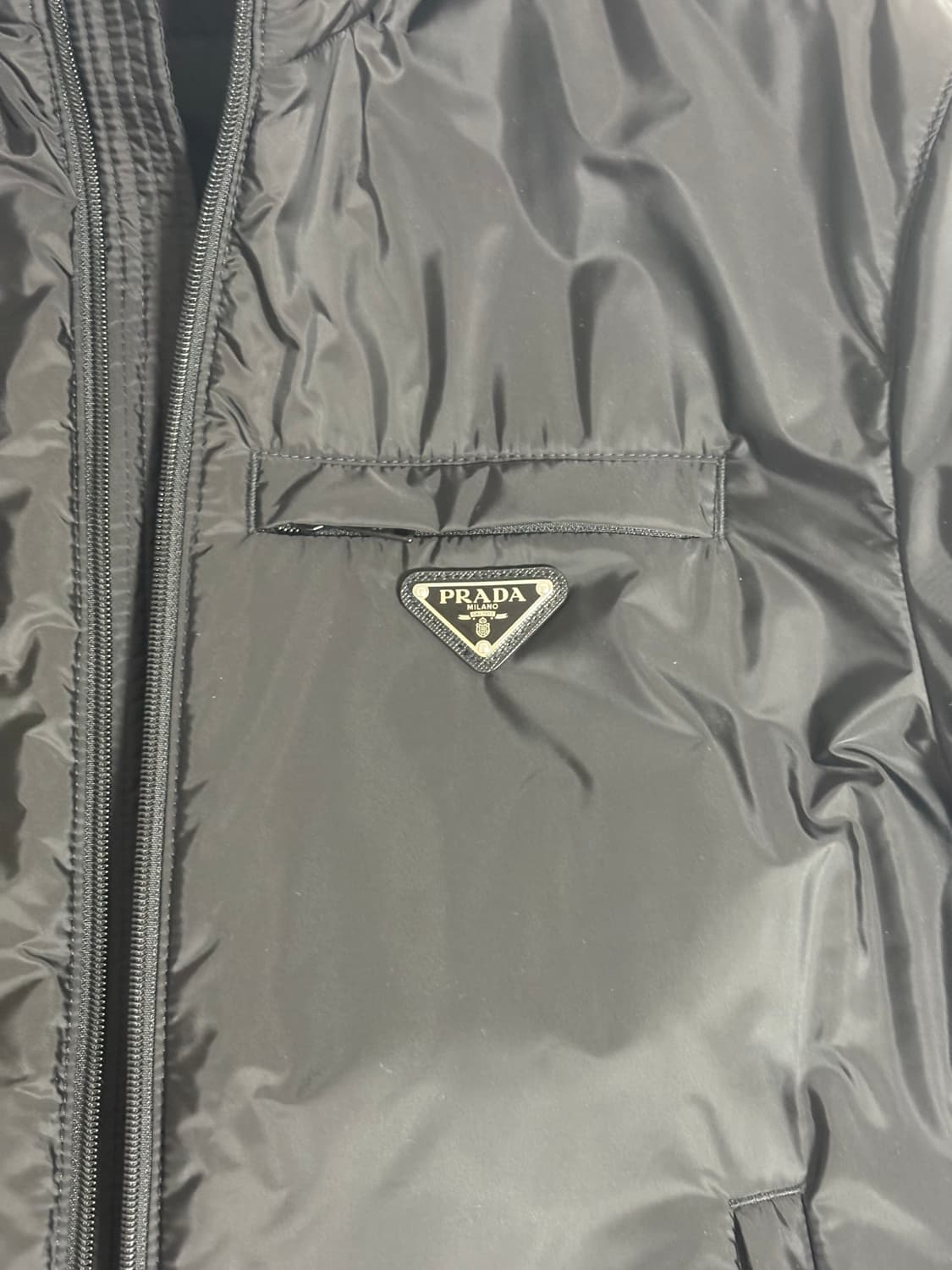 PRADA SGN955 Re-Nylon Padding Black 48 / 상품이미지2