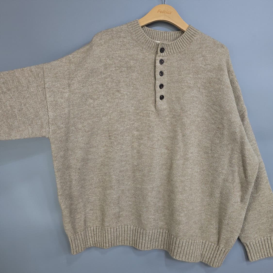 라퍼지스토어(LAFUDGE STORE) 헨리넥 니트 L 상품이미지2