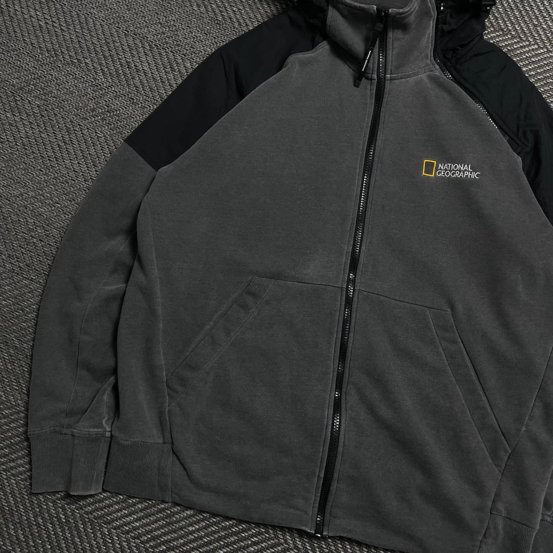 내셔널지오그래픽 나일론 배색 디테일 후드집업y 5255 상품이미지4