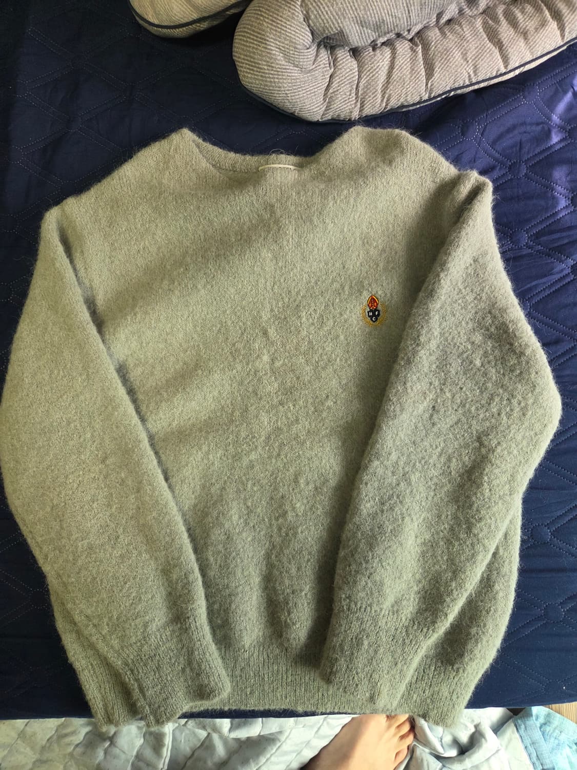 헤리티지플로스 알파카 니트 라이트그레이 팝니다 상품이미지1