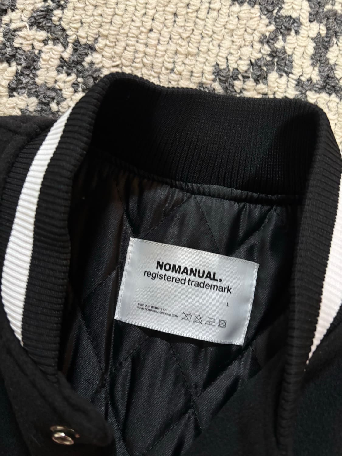 급처) 노매뉴얼 바시티 자켓 상품이미지3