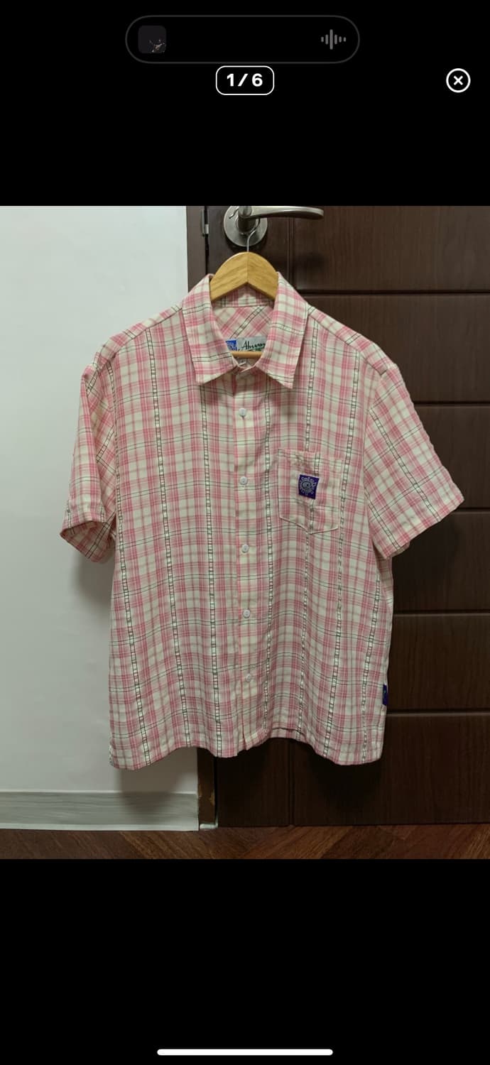 Always do what you should do 반팔 체크 셔츠 상품이미지3