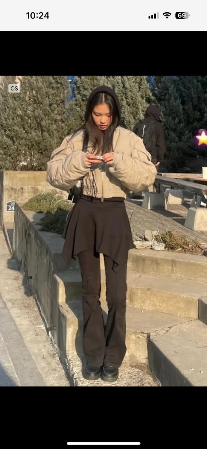 잇자바이브 코튼 플레어 미니 스커트 상품이미지5