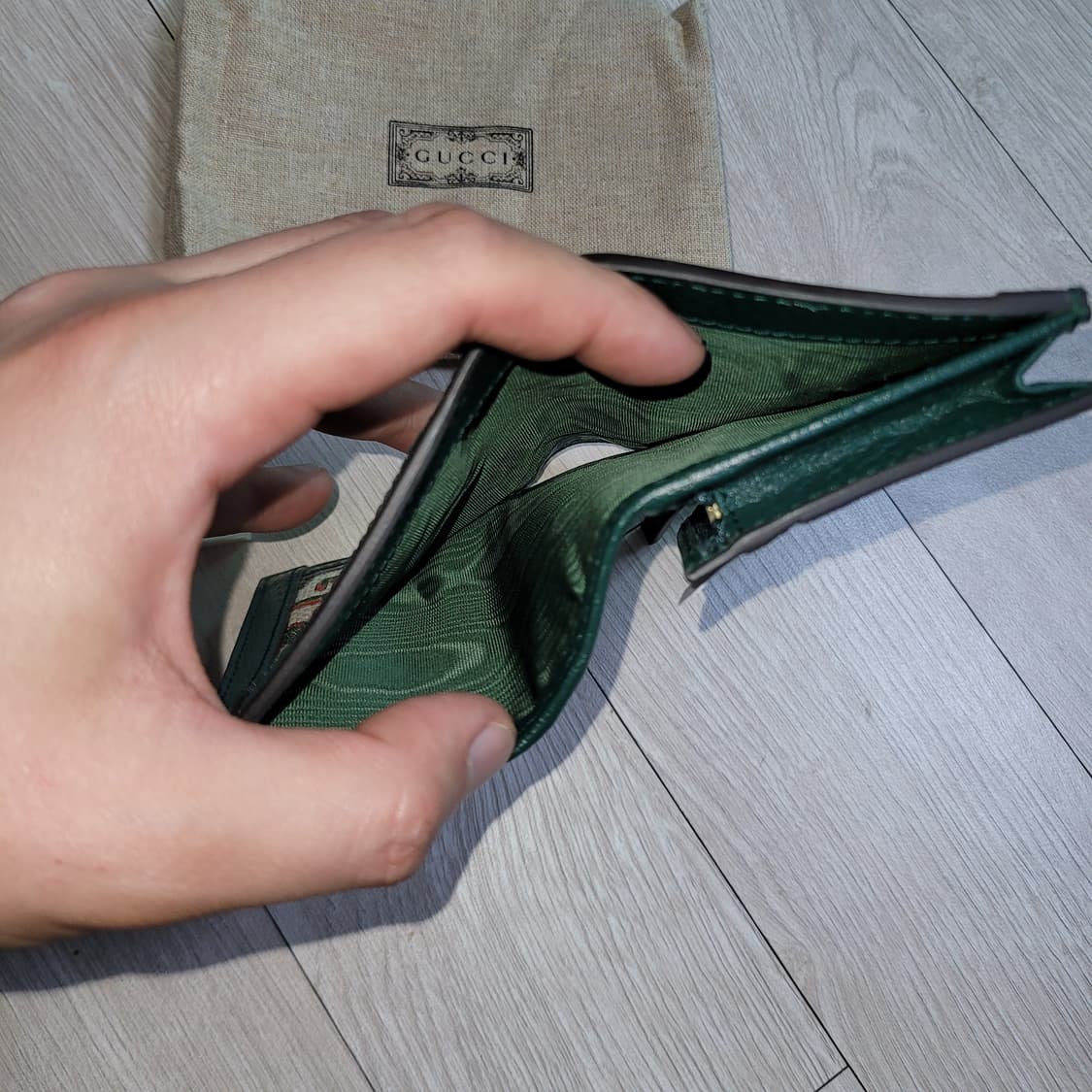 정품 구찌 캔버스 카드동전 반지갑 상품이미지8