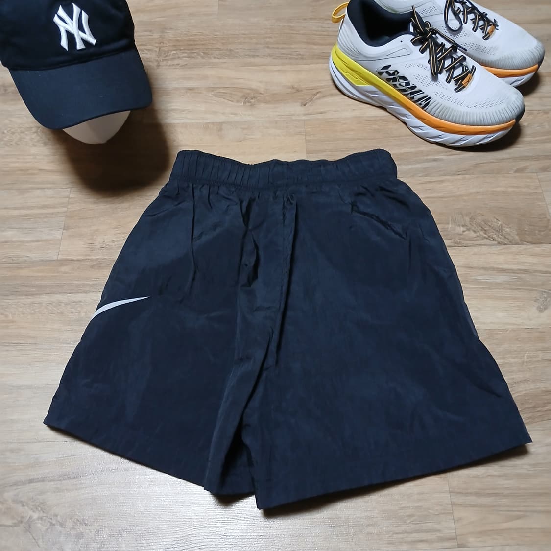 nike 나이키 우먼 바스락 쇼츠 우븐 반바지 기본 25인치 상품이미지3