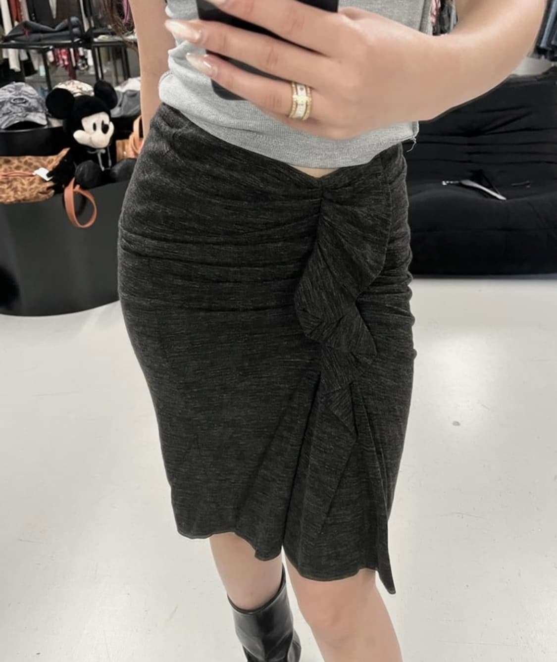 빈티지 이자벨마랑 에뚜왈 드레이프 러플 스커트 상품이미지1