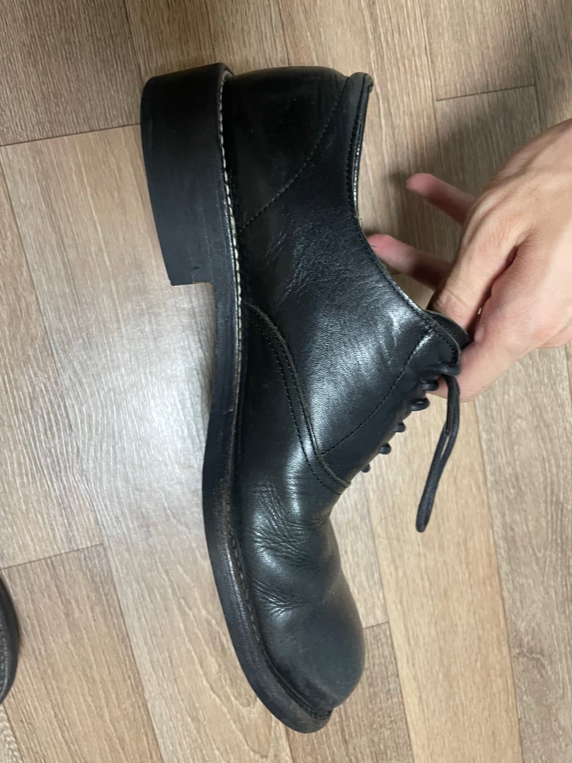 꼼데가르송 옴므 레더 더비슈즈 상품이미지2