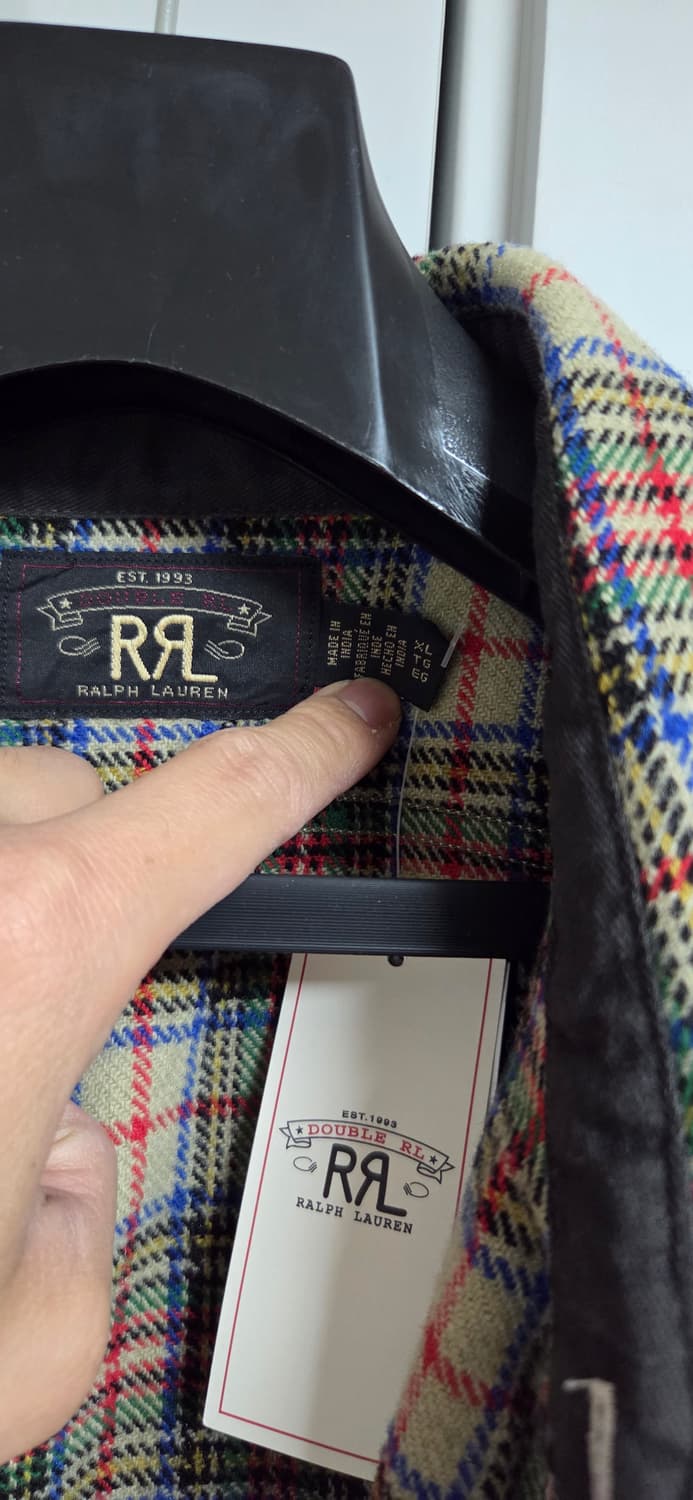 rrl 울 블렌드 트윌 워크셔츠 xl 새제품 상품이미지2