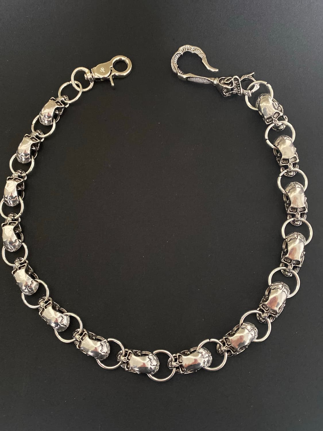 스컬 바지 체인 상품이미지1