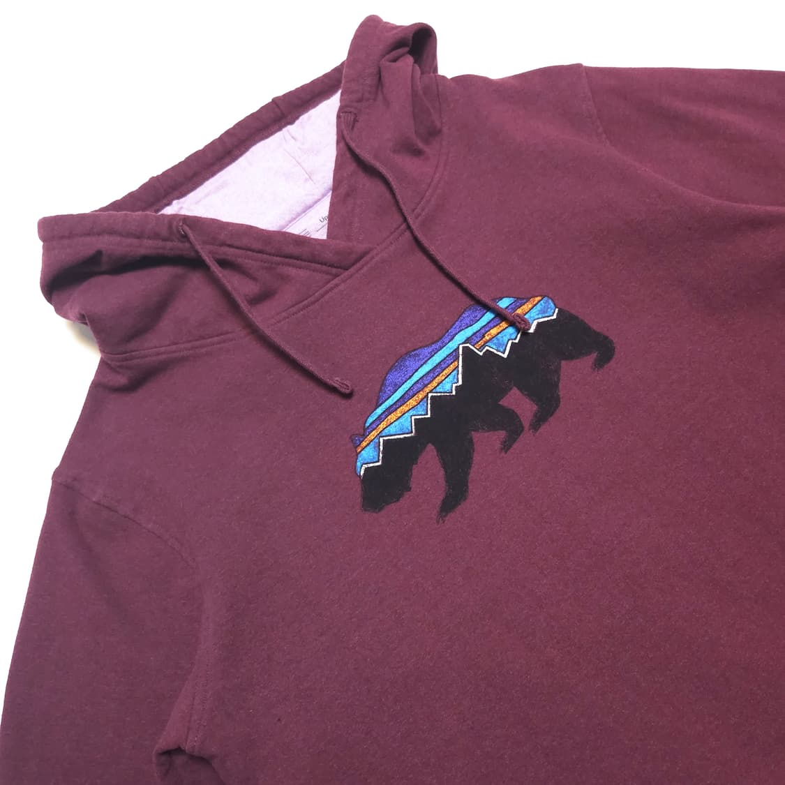 파타고니아 우먼 피츠로이 베어 후드 티셔츠 라이트발사믹 상품이미지4