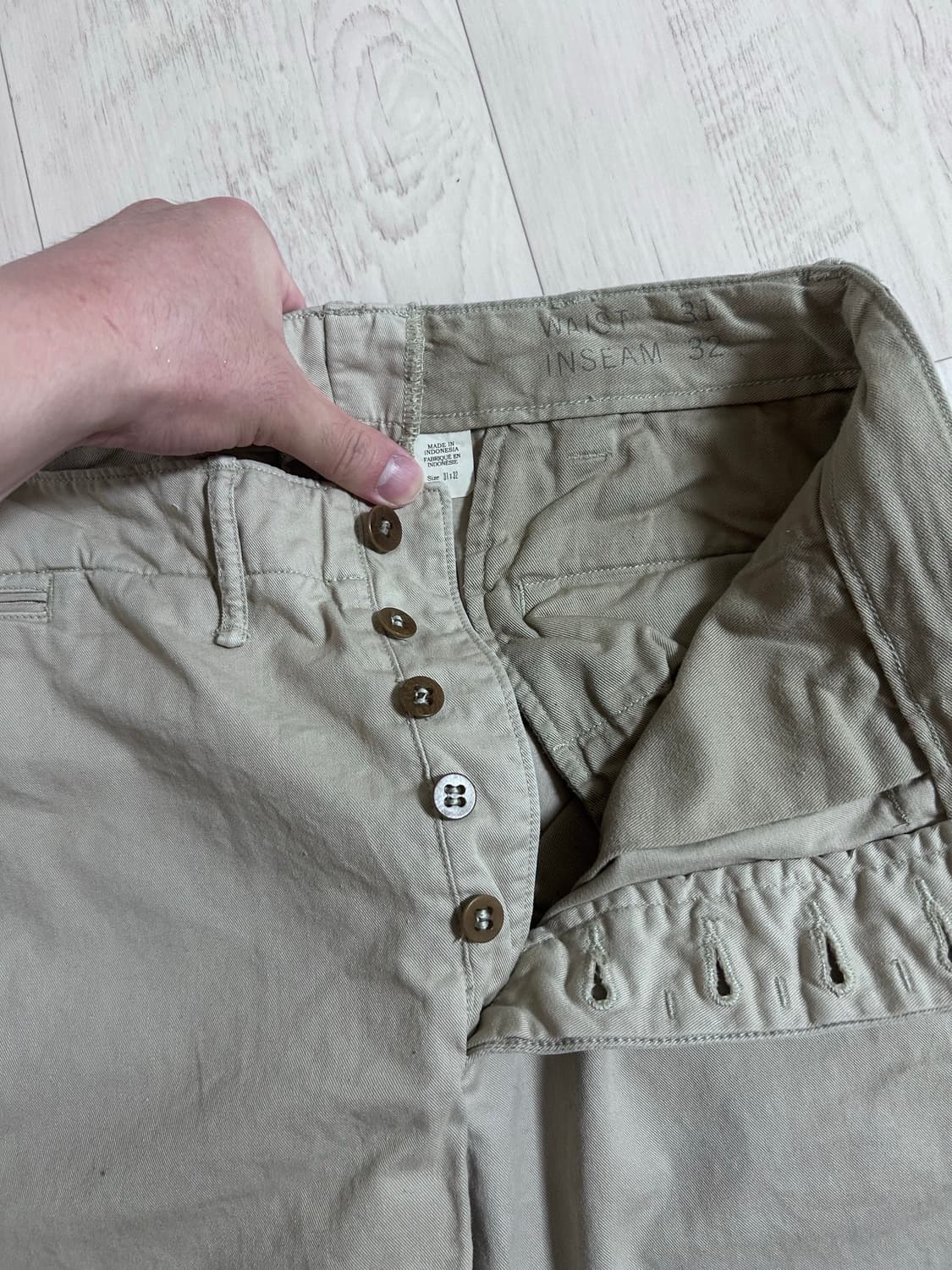RRL 오피서 치노 스톤 31x32 상품이미지3