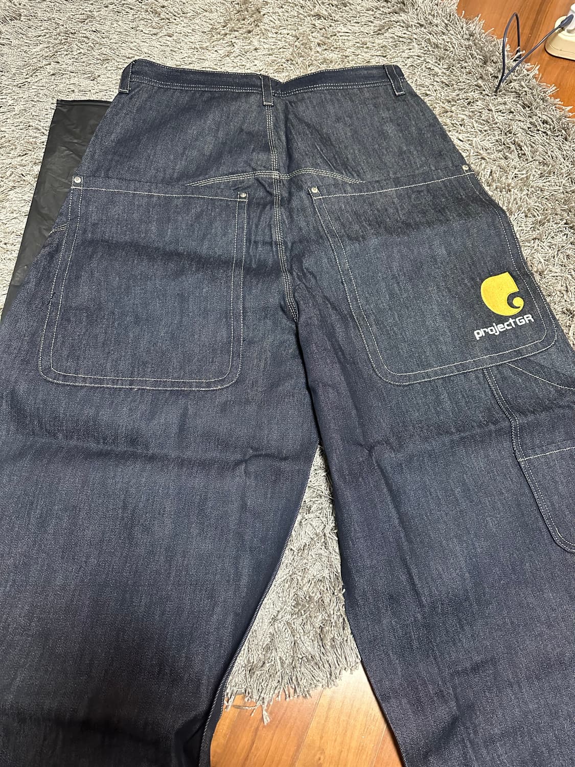 [3] 프로젝트 GR 레트로 배기 데님 팬츠 다크네이비 상품이미지6