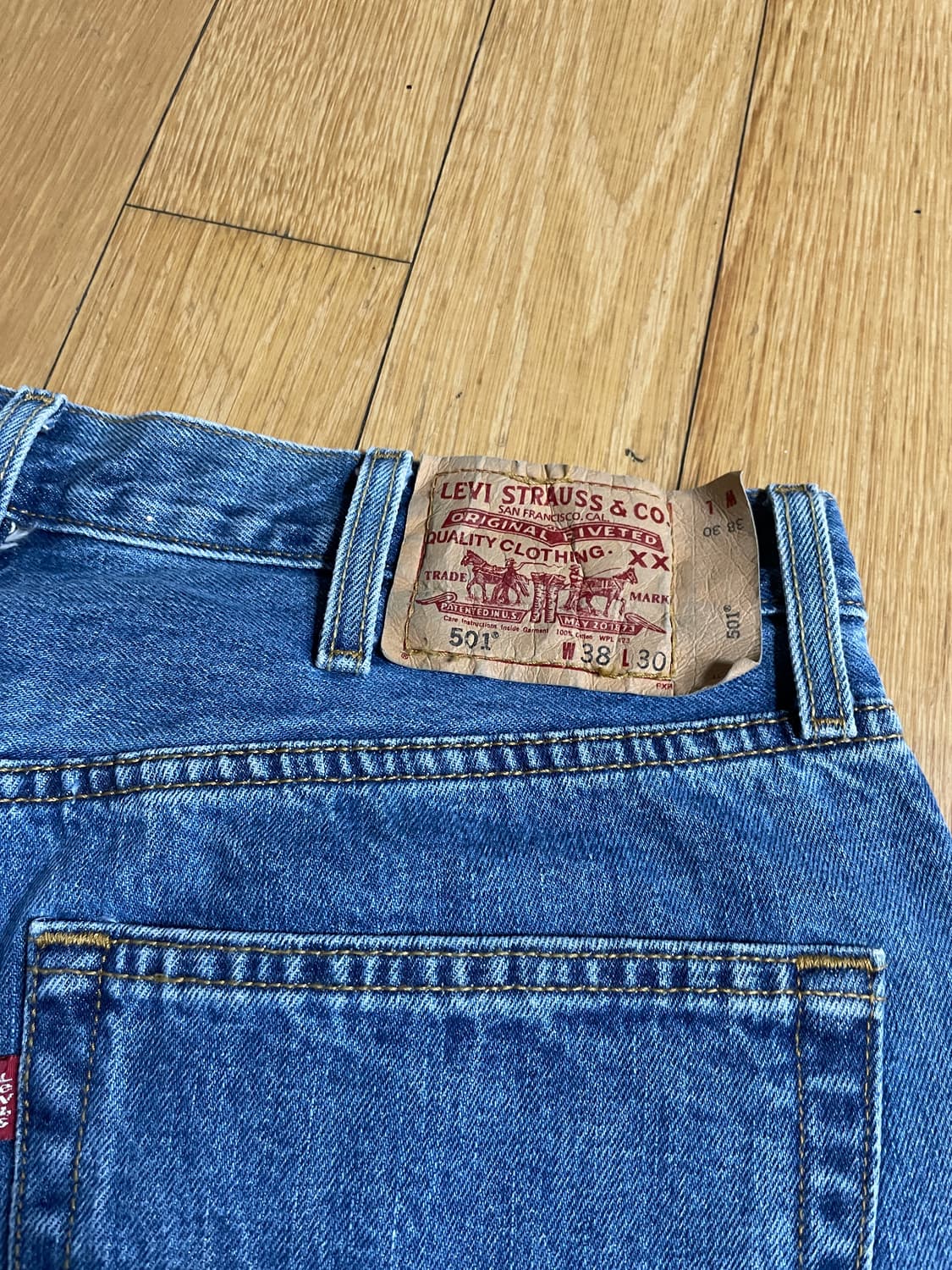빈티지 리바이스 501  38x30 (실측 33-4정도) 상품이미지4