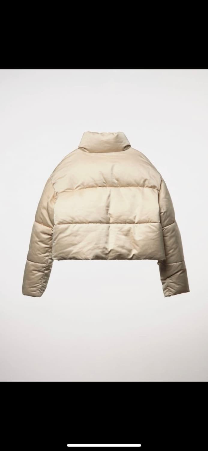 새상품) ZARA 자라 여성 새틴 푸퍼 자켓 숏패딩 s 상품이미지4