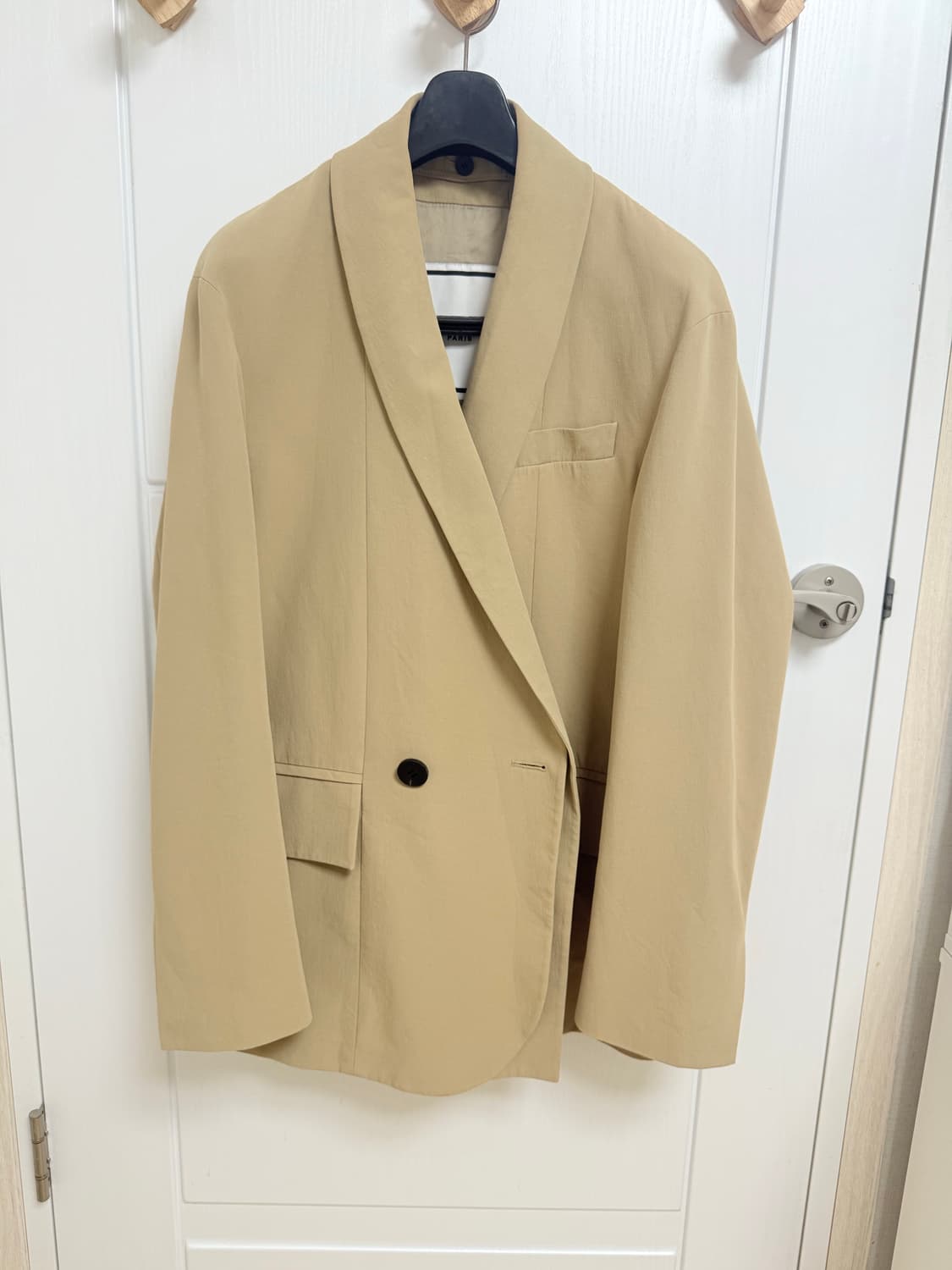 우영미 베이지 싱글 블레이저 48 사이즈 상품이미지1