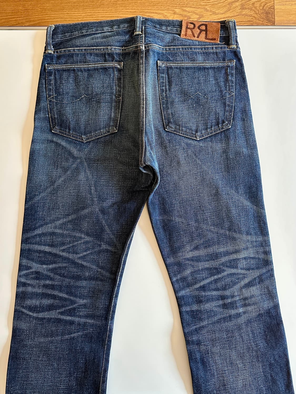 RRL 더블알엘 슬림 스트레이트 콘밀 셀비지 데님 32-30 신품급 상품이미지6
