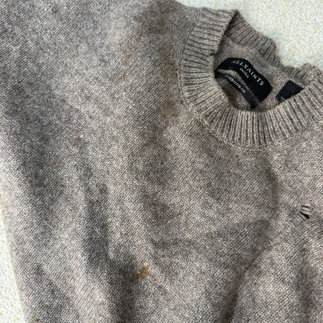 [S] 올세인트 데미지 포인트 니트(오염O) 0105T1 상품이미지3