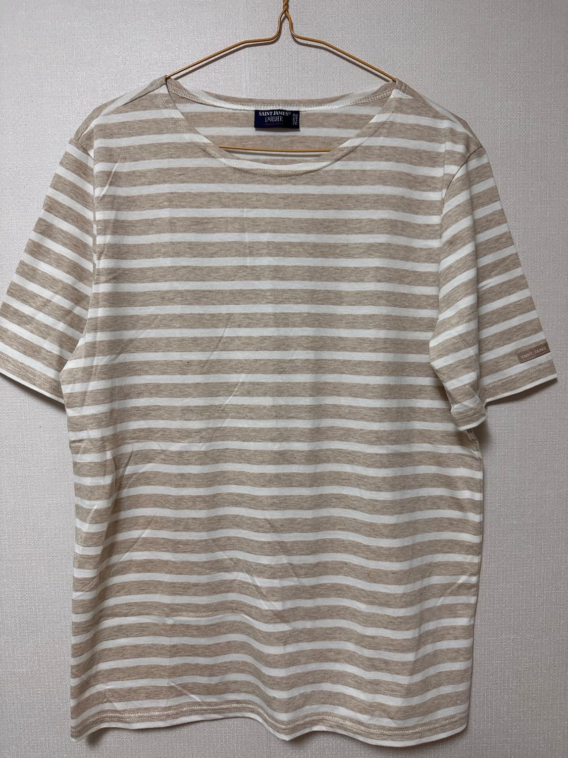 (탭만뗀 새제품) 세인트 제임스 스트라이프 티셔츠 L 상품이미지1