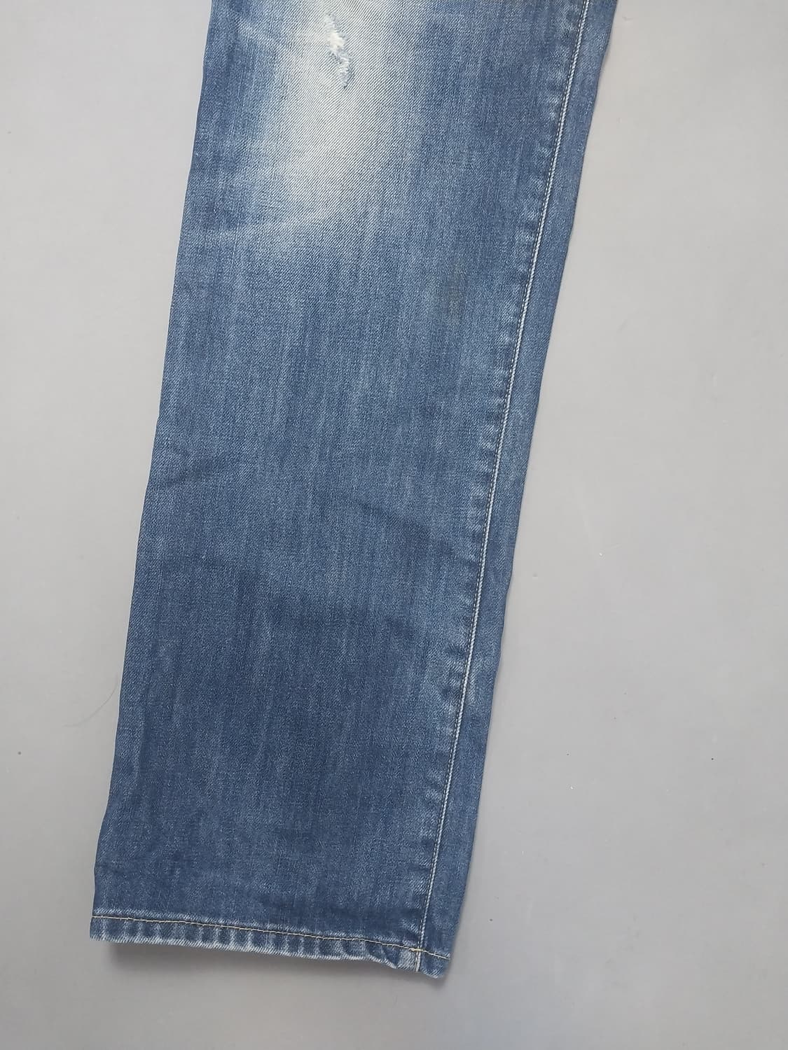 [33] 돌체앤가바나 13SS 진청 데미지 워싱 14클래식 진 청바지 상품이미지3
