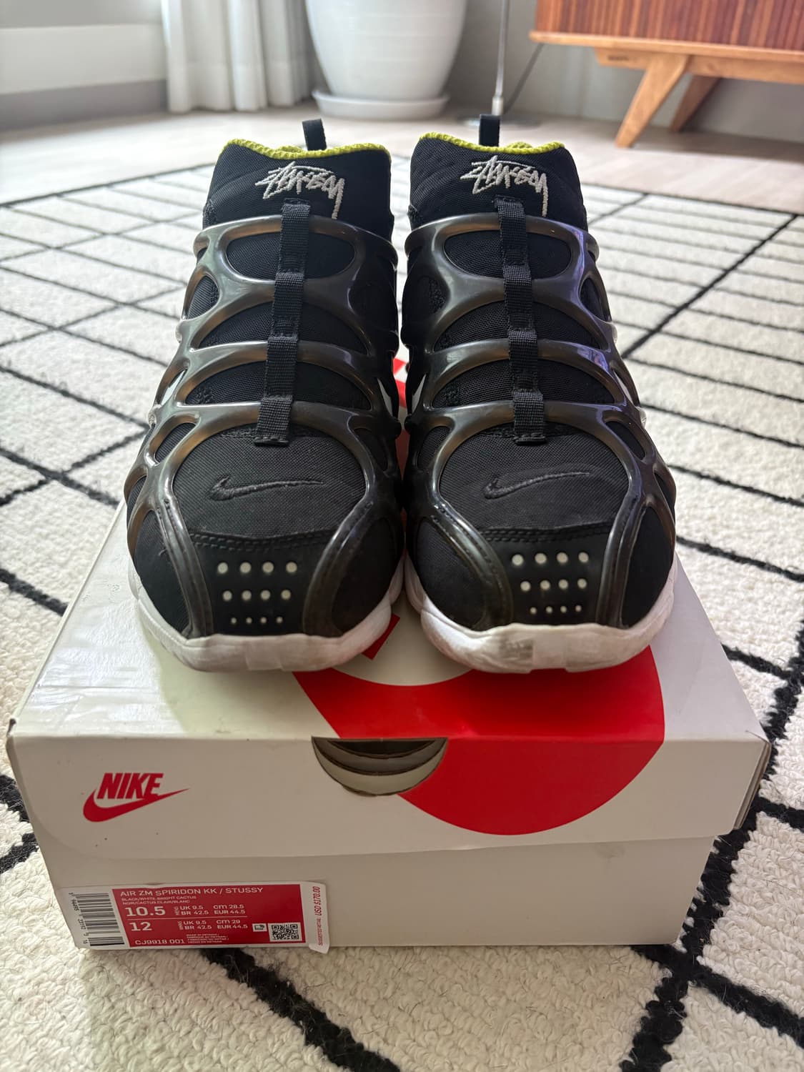 나이키 스투시 에어 줌 스피리돈 쿠키니 블랙 285 상품이미지2