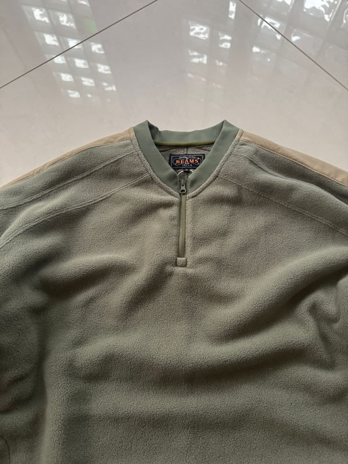 ATHLETIC HALF MIL 운동용 하프 집업 플리스 상품이미지4