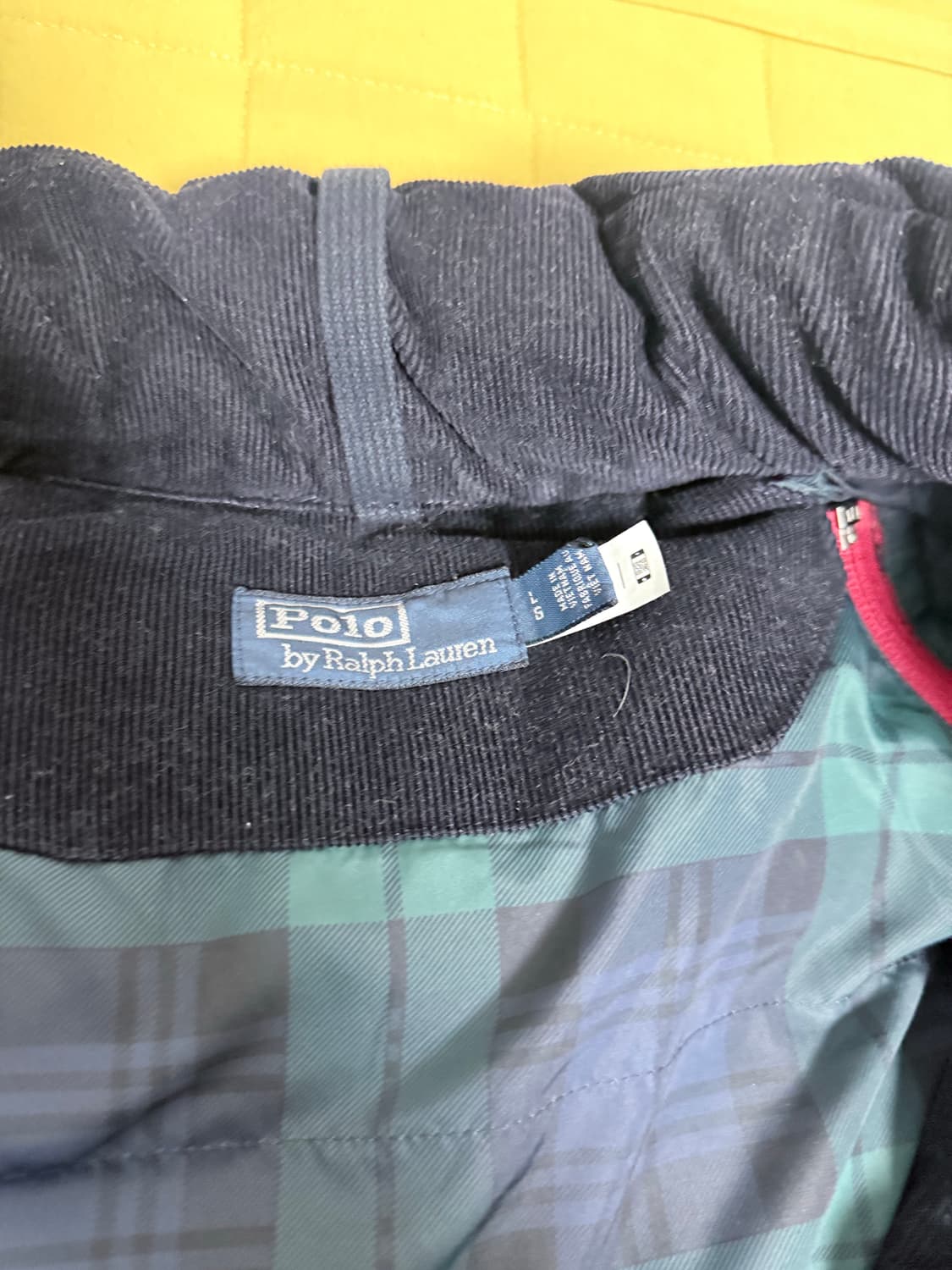 폴로 랄프로렌 코듀로이 디테처블 패딩 L 상품이미지5