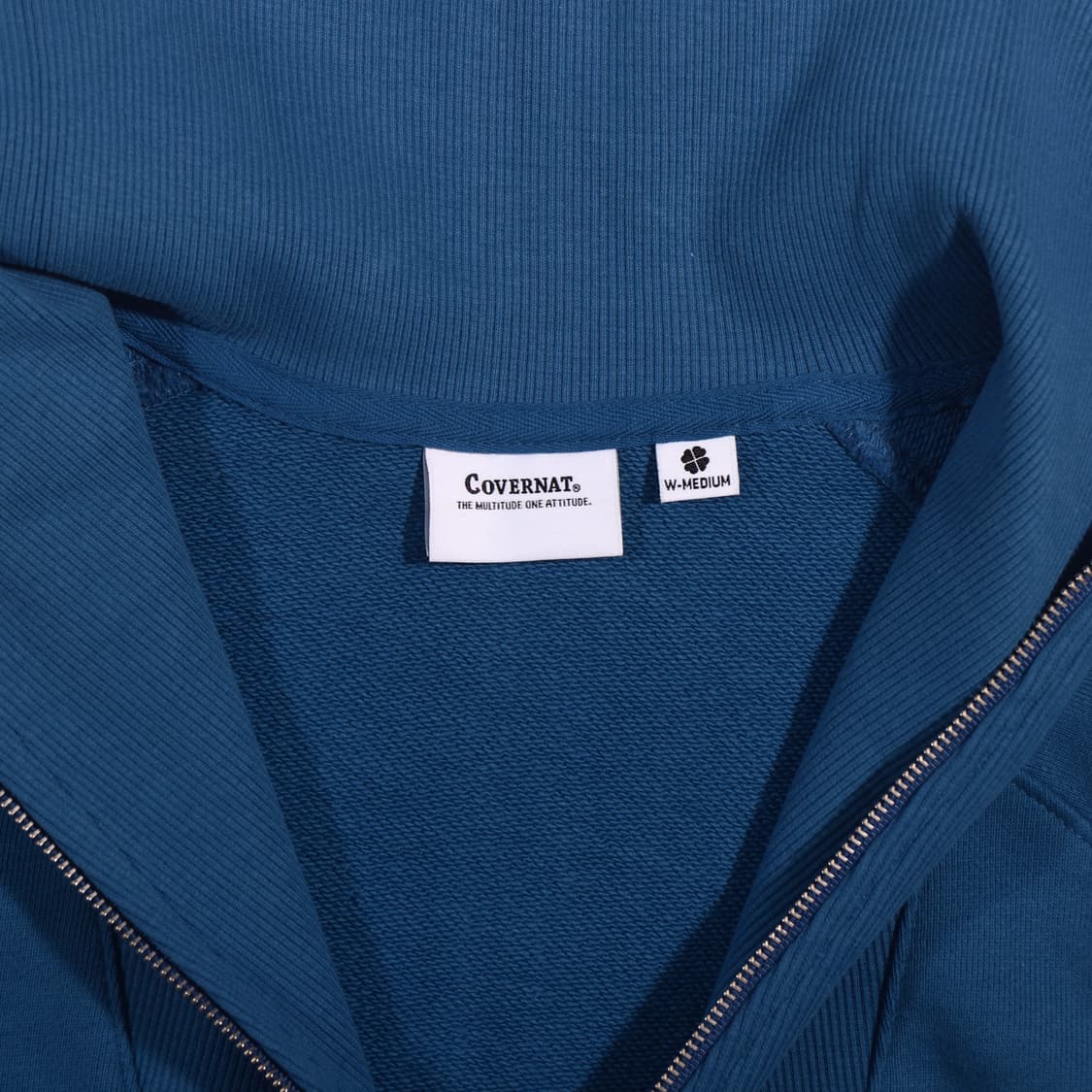 커버낫 크롭 숄터넥 반집업 맨투맨 B459 상품이미지2