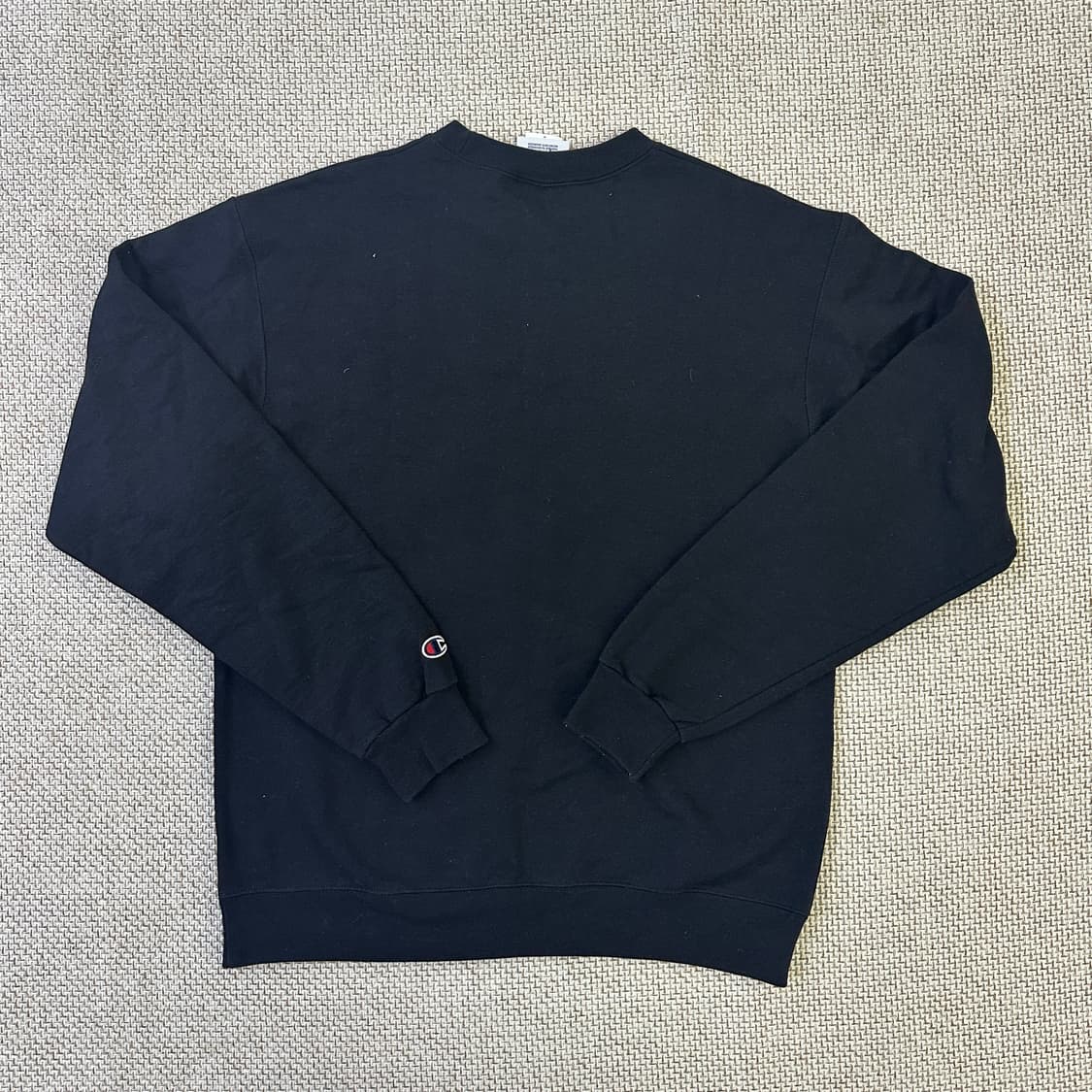 M 챔피온 블랙 긴팔 맨투맨 0417D 상품이미지4