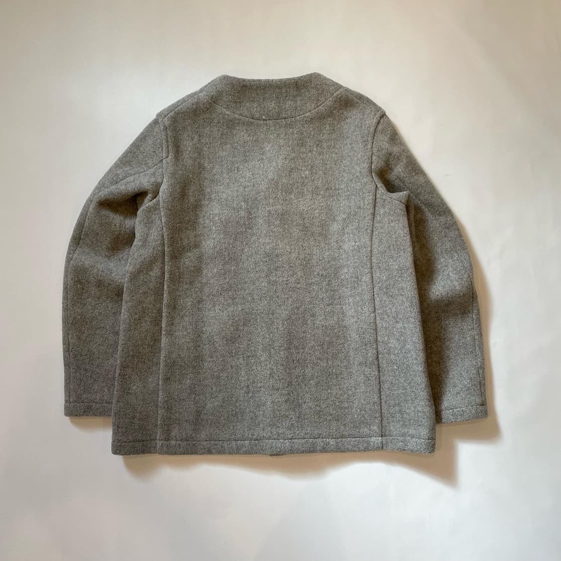 단톤 노카라 울 자켓 상품이미지7