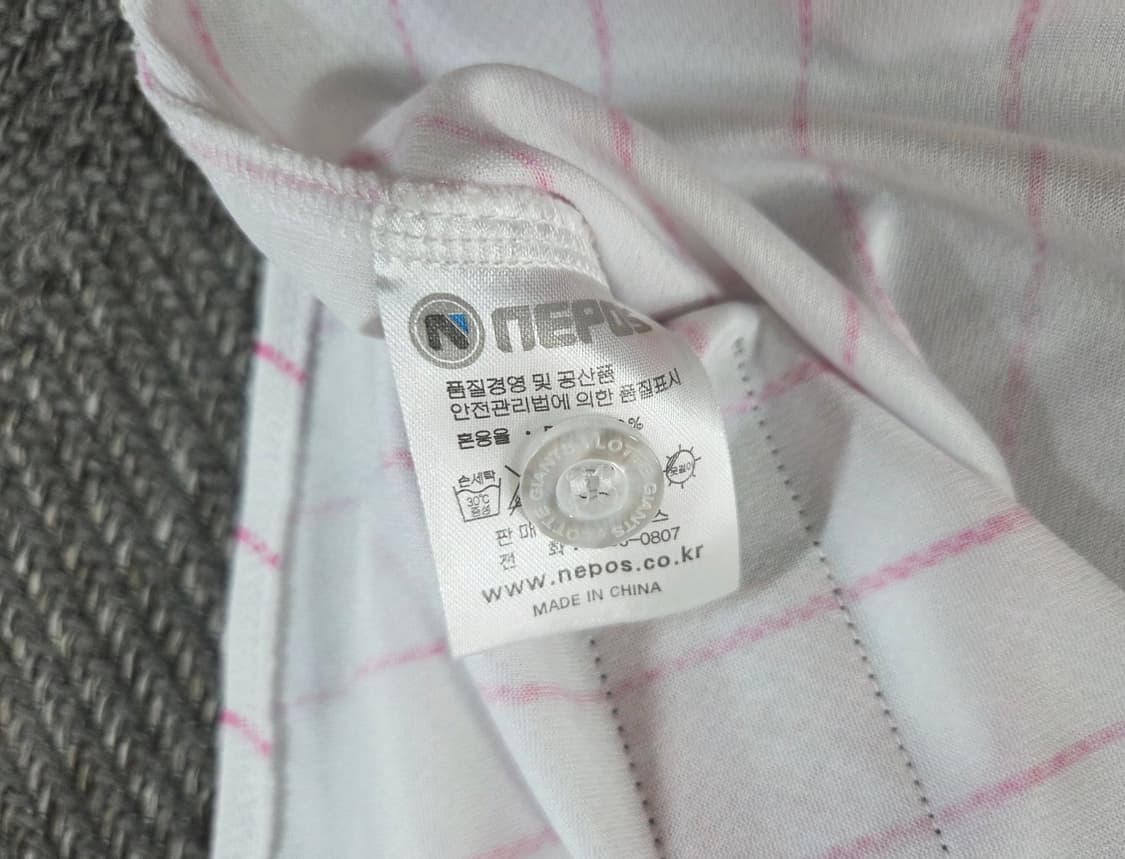 롯데 자이언츠 네포스 핑크 노마킹 유니폼
 상품이미지6