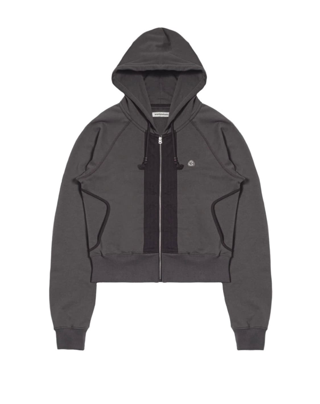 스마트어반유즈풀(코이세이오) 퍼커링 후드집업 차콜 상품이미지1
