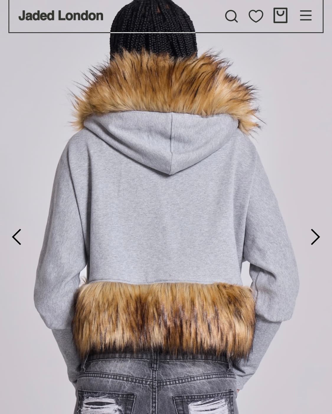 제이디드런던 퍼 트림 후드 상품이미지2