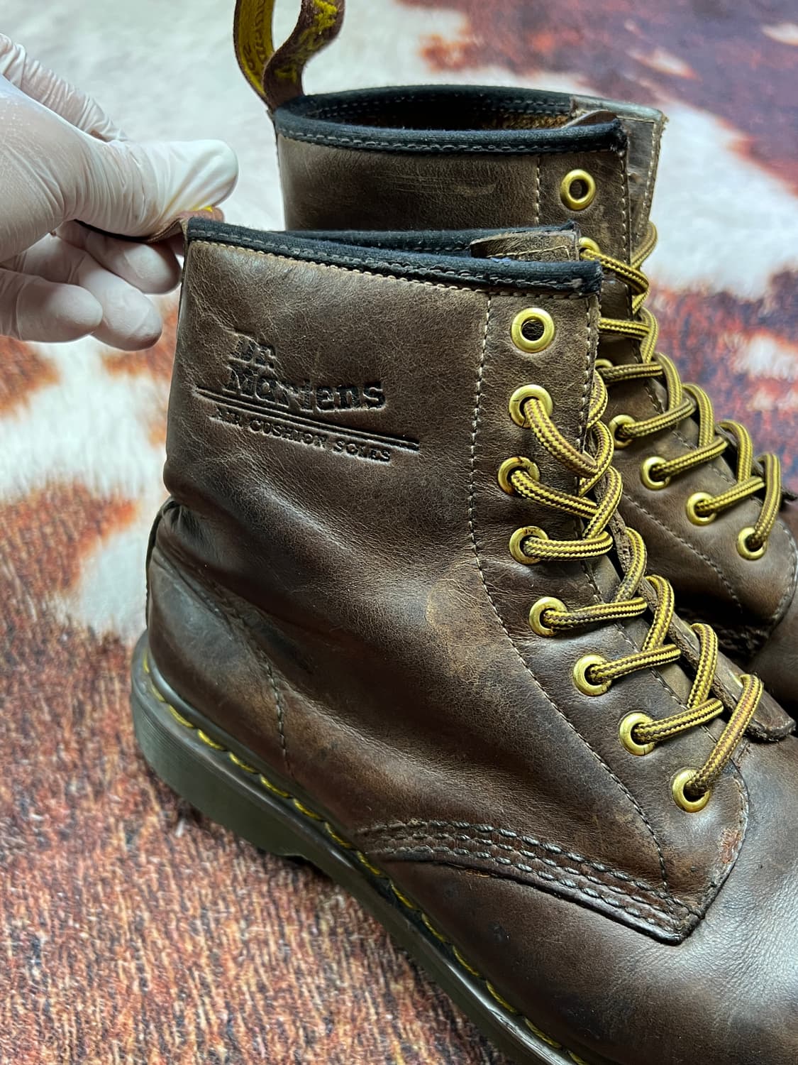 [260] 닥터마틴 빈티지 1460 8홀 워커 브라운 상품이미지4