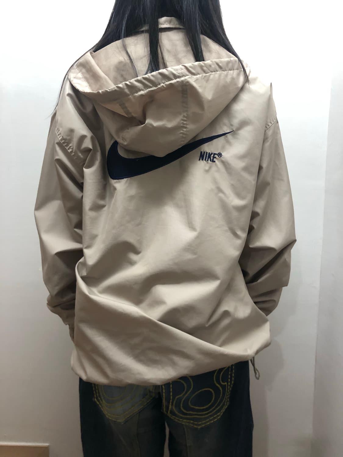빈티지 나이키 베이지 바람막이 상품이미지5