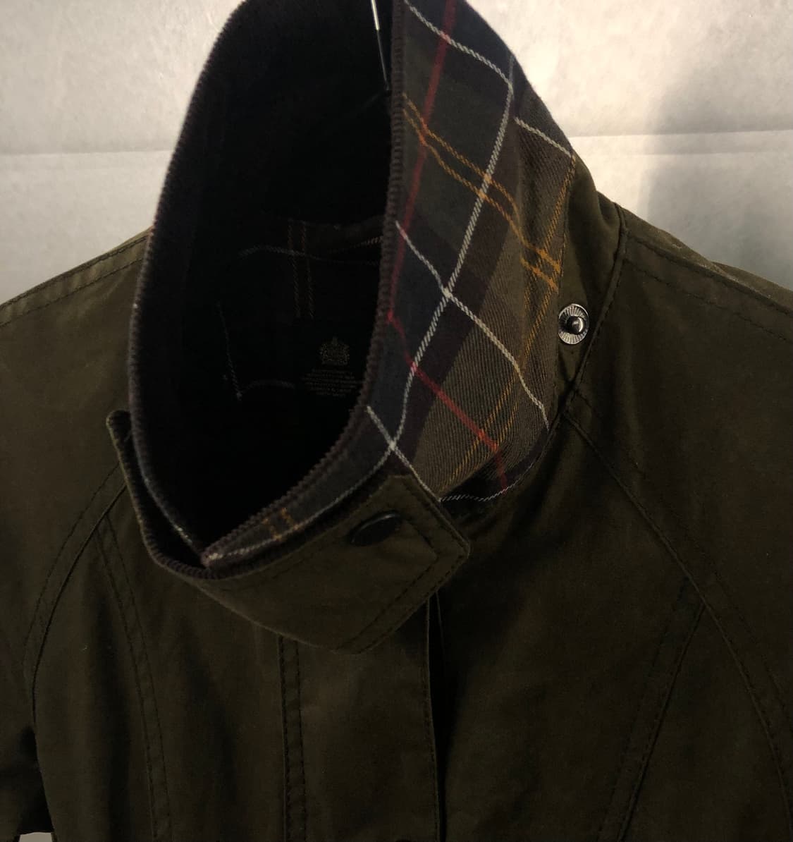 바버 클래식 왁스 자켓 UK6 상품이미지2