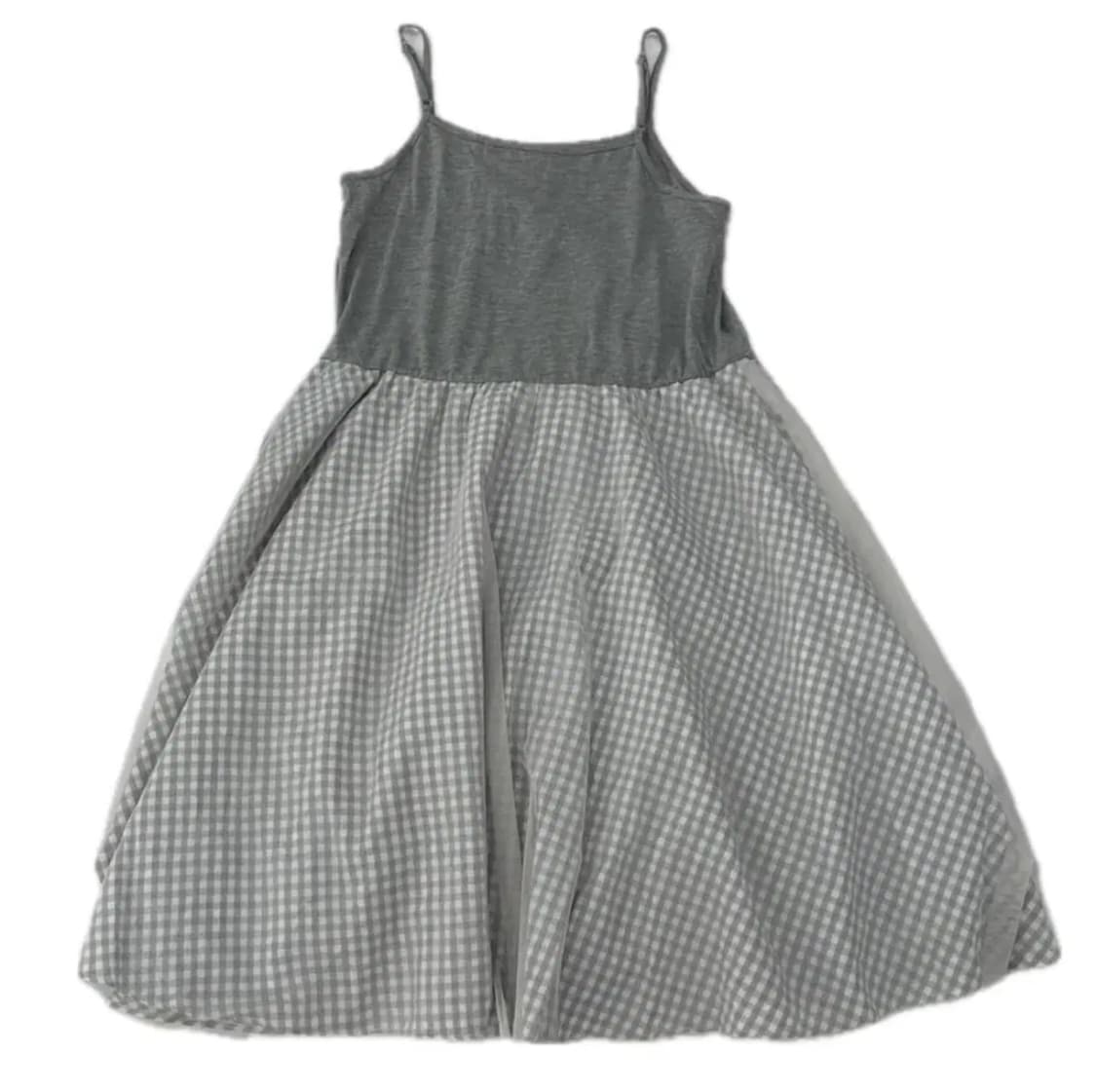 🤍하구미의 그레이 코디세트🤍 가디건 러블리 샤스커트 체크 원피스 상품이미지4