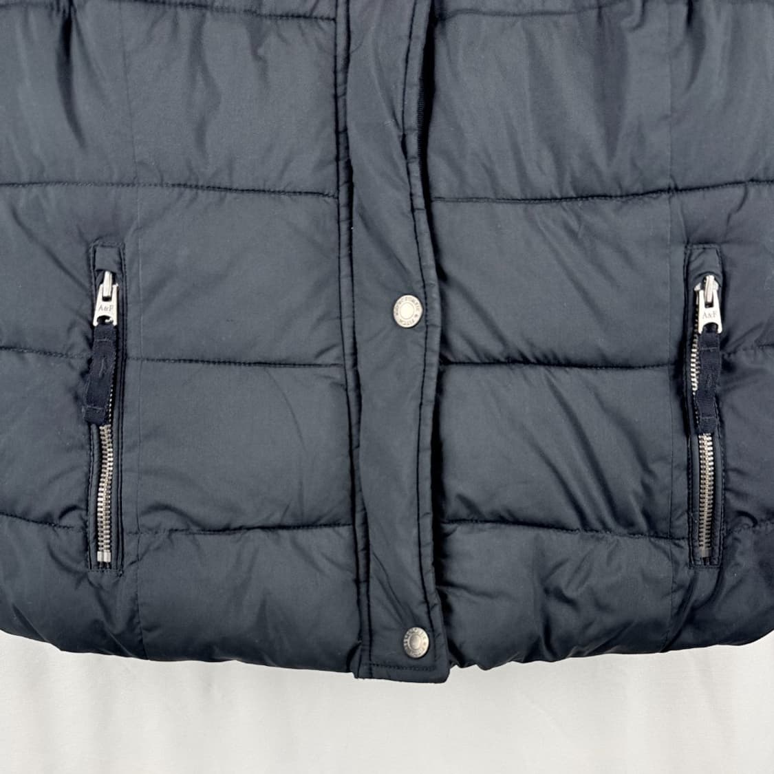 (M) 아베크롬비 후드 패딩 조끼 블랙 상품이미지4