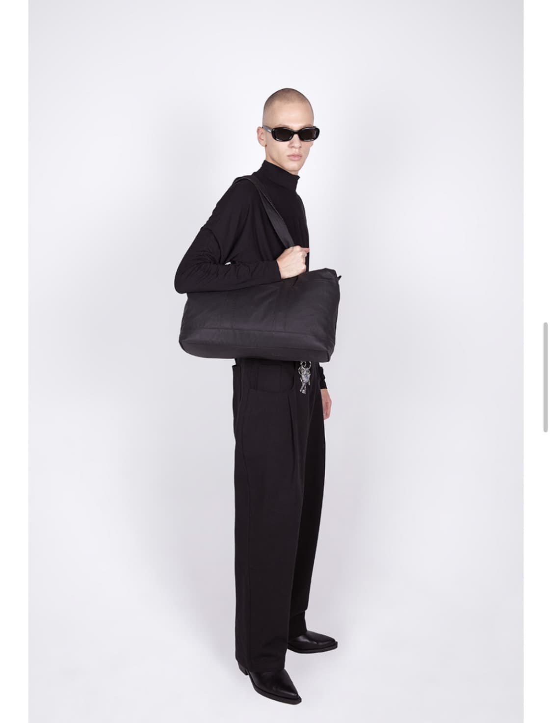 밀로아카이브 럼프 투웨이 백 블랙 상품이미지3