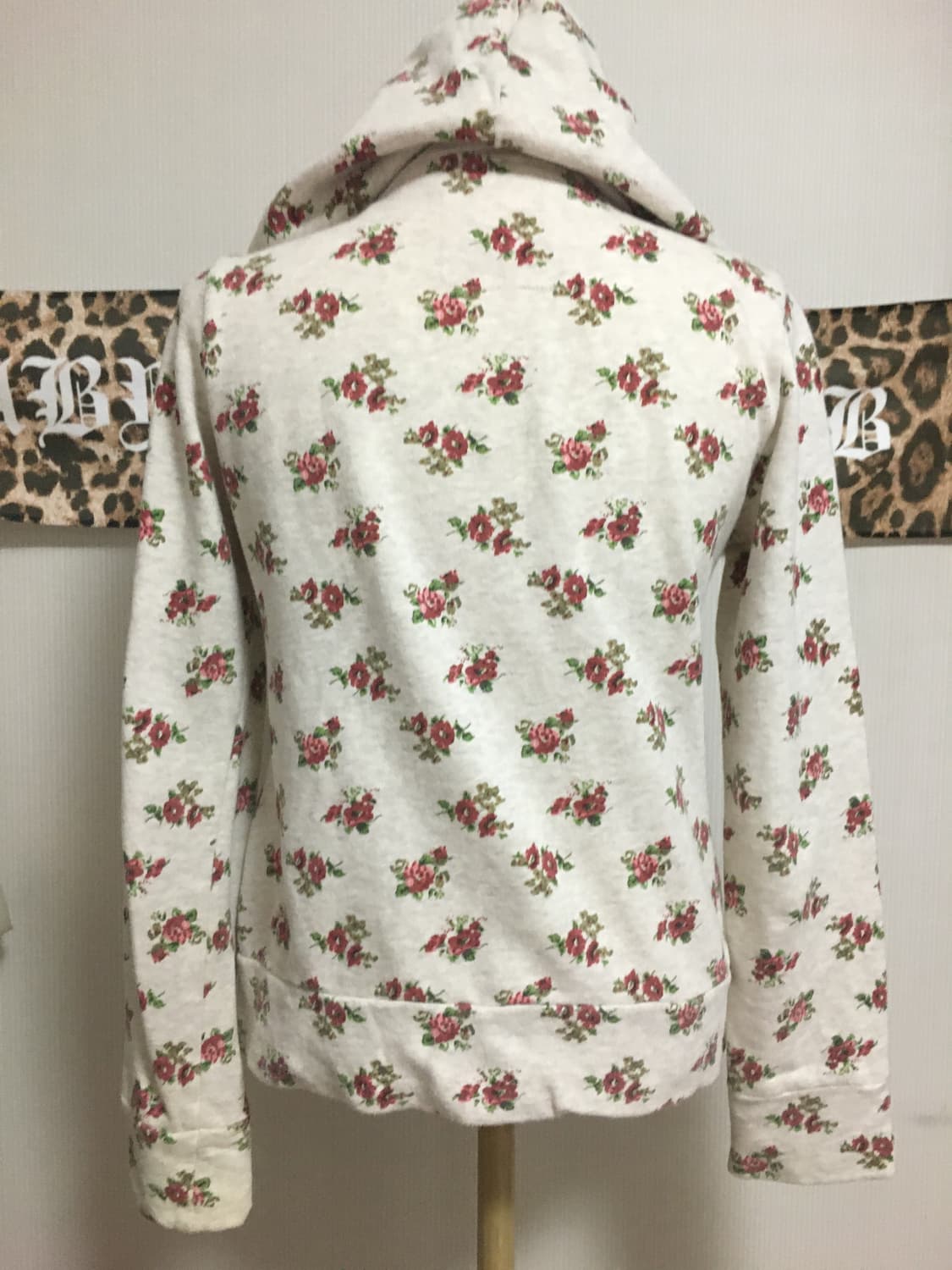 일본 빈티지 플로럴 후드집업 상품이미지2