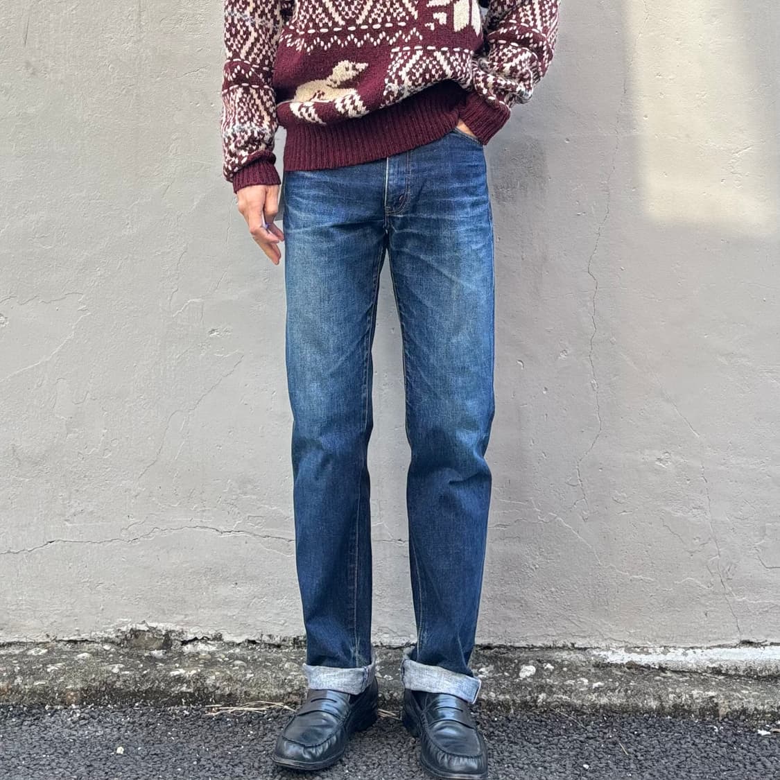 90s 일본 리바이스 502 빅e 셀비지 상품이미지2