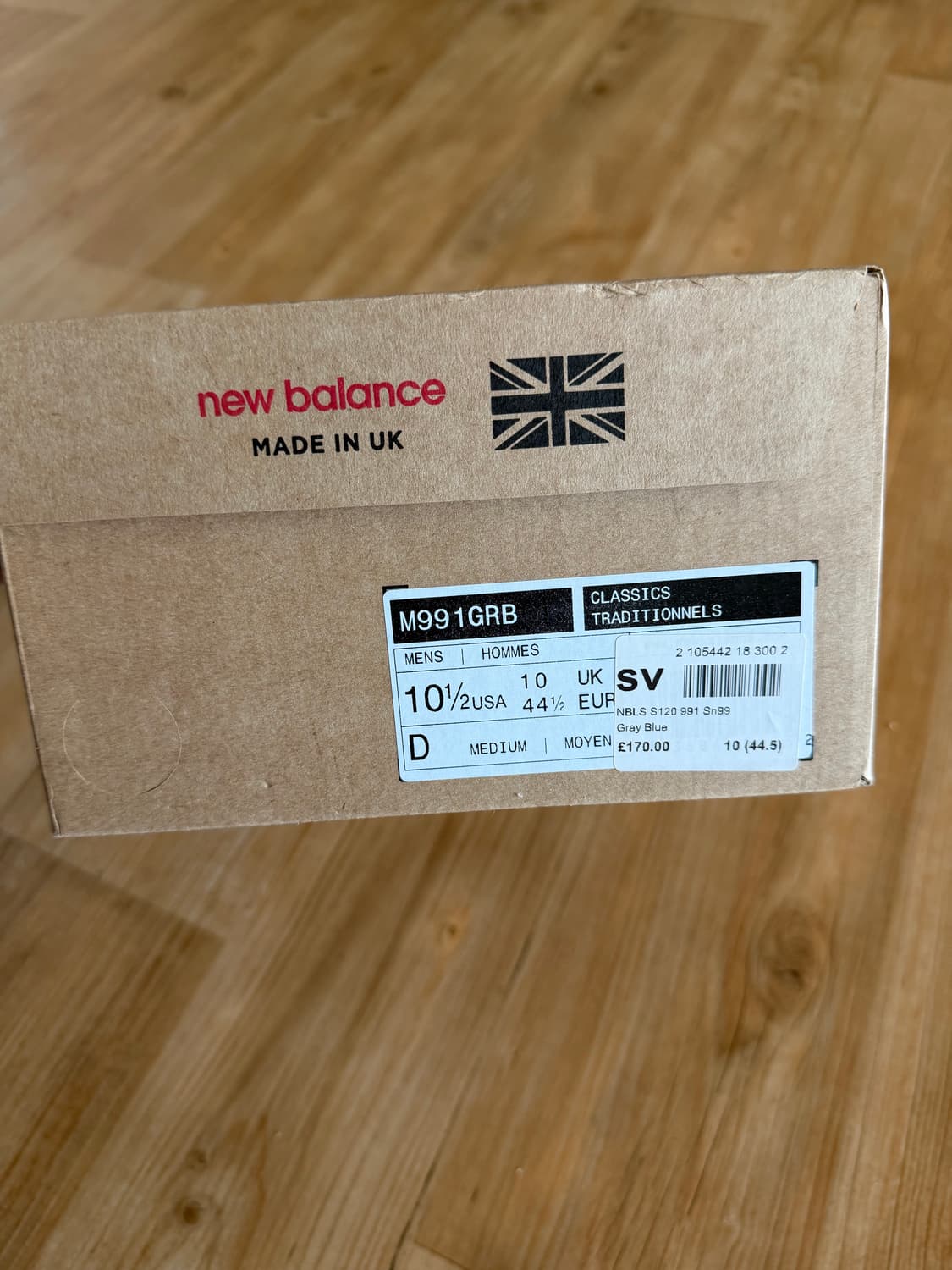 뉴발란스 M991GRB 그레이 285mm uk usa 상품이미지5