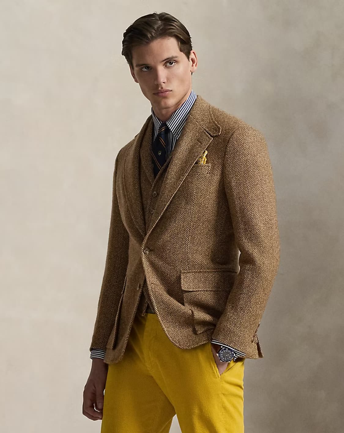 폴로 랄프로렌 rl67 헤링본 자켓 40사이즈(qr o) 상품이미지1